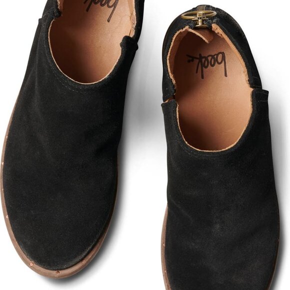 NEW  BEEK Suede Falcon Booties  black for women 1065mn - Picture 5 of 6